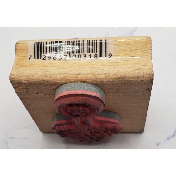 Daisy Flower Vase Sarah Beise Wood Mounted Rubber Stamp - Picture 2 of 7